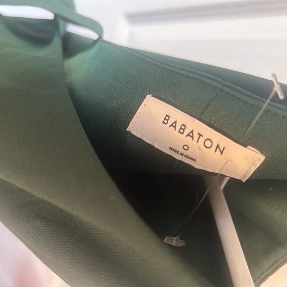 Babaton Marvin Dress in Emerald Green Sz 0 - Picture 7 of 8
